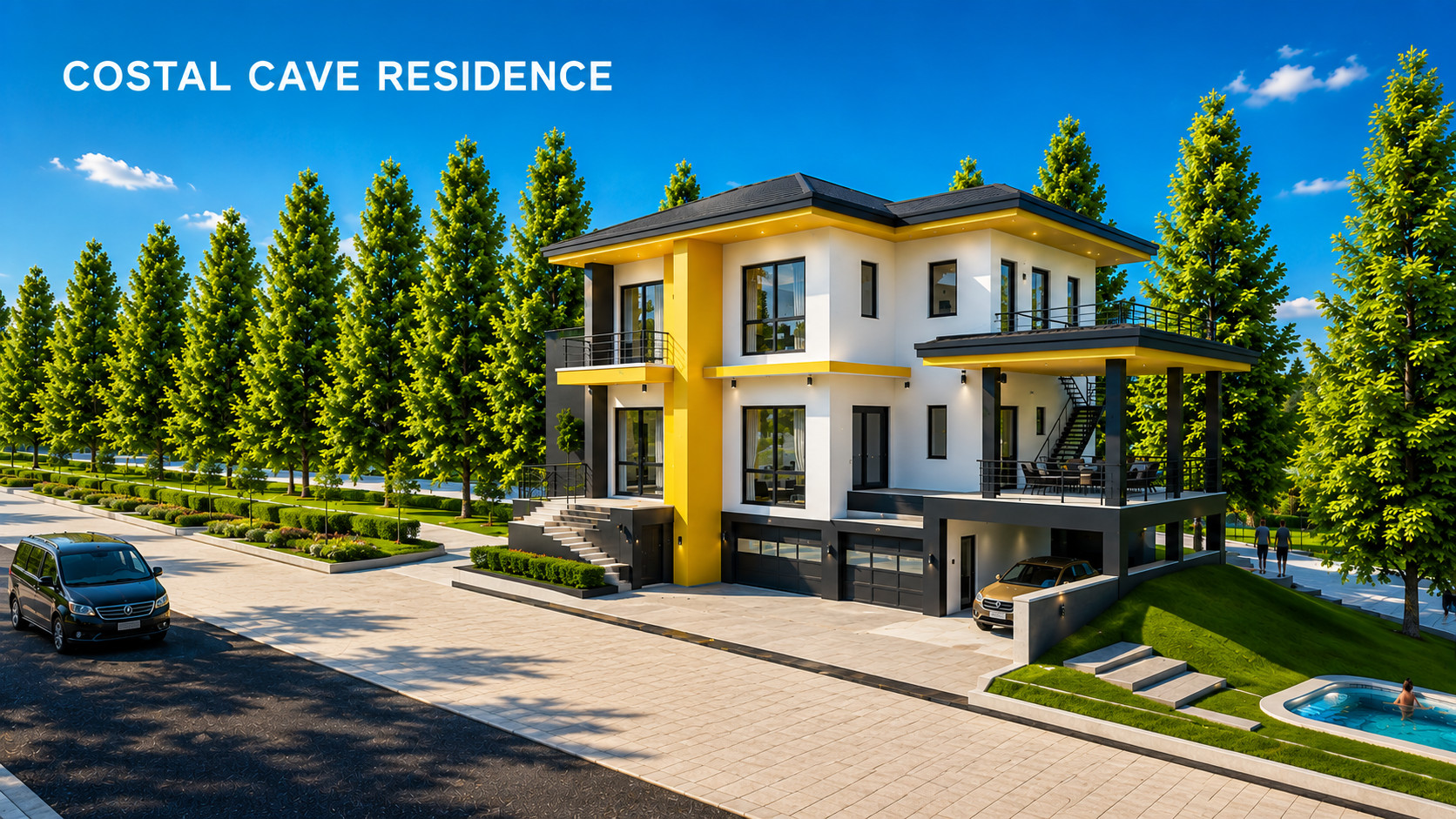 Architectural Residence Design Costal Cave
